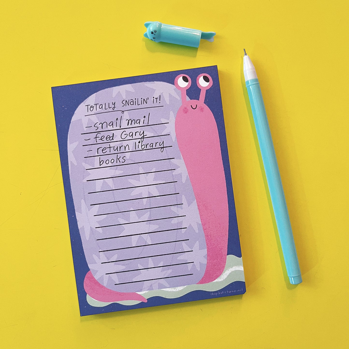 Totally Snailin' It Notepad