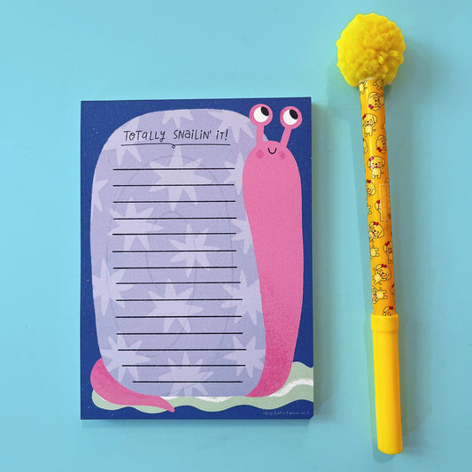 Totally Snailin' It Notepad