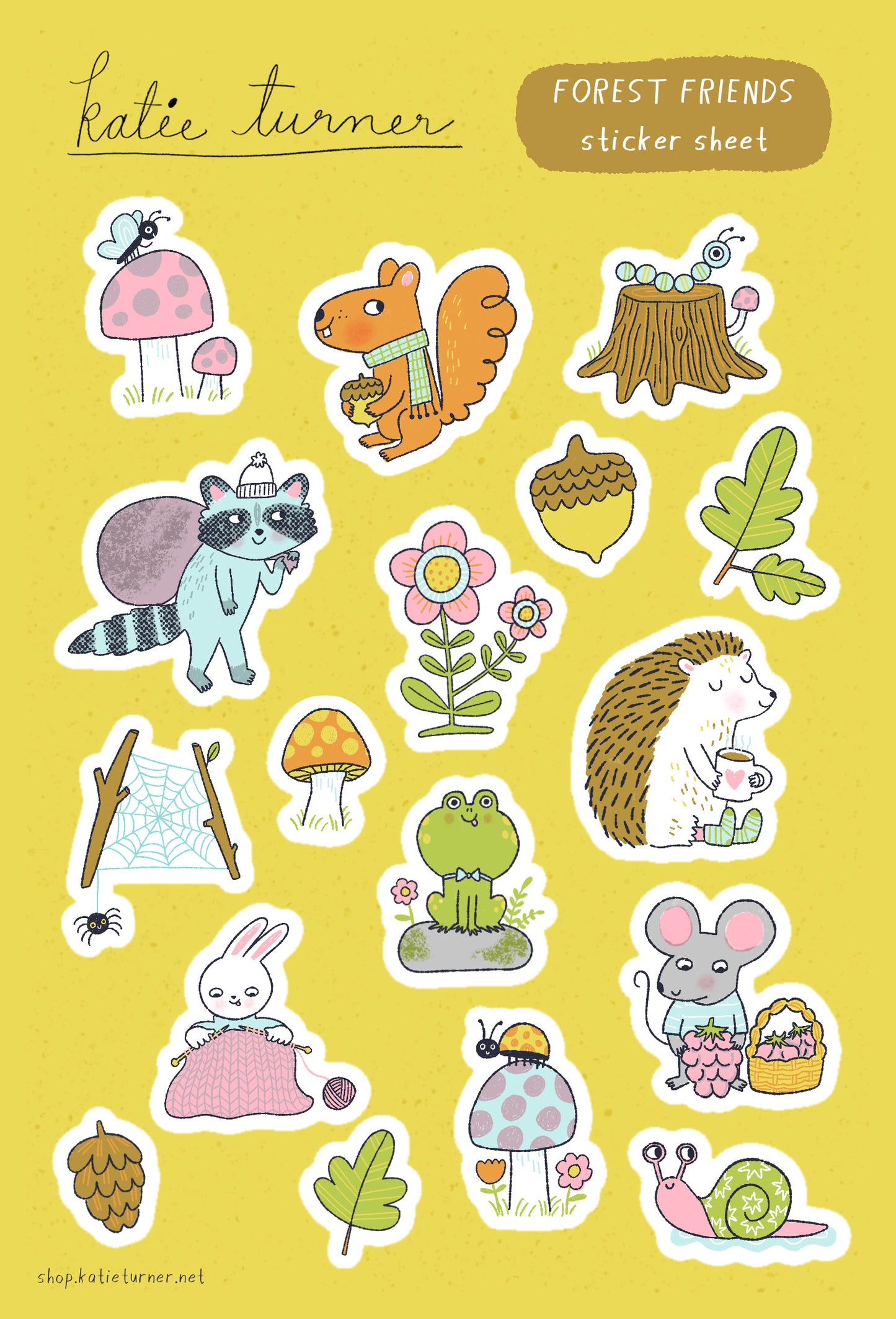 Forest Friends Sticker Sheet