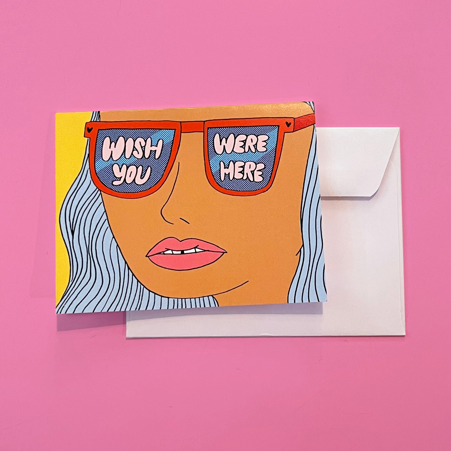 Wish You Were Here Card, I Miss You Greeting Card