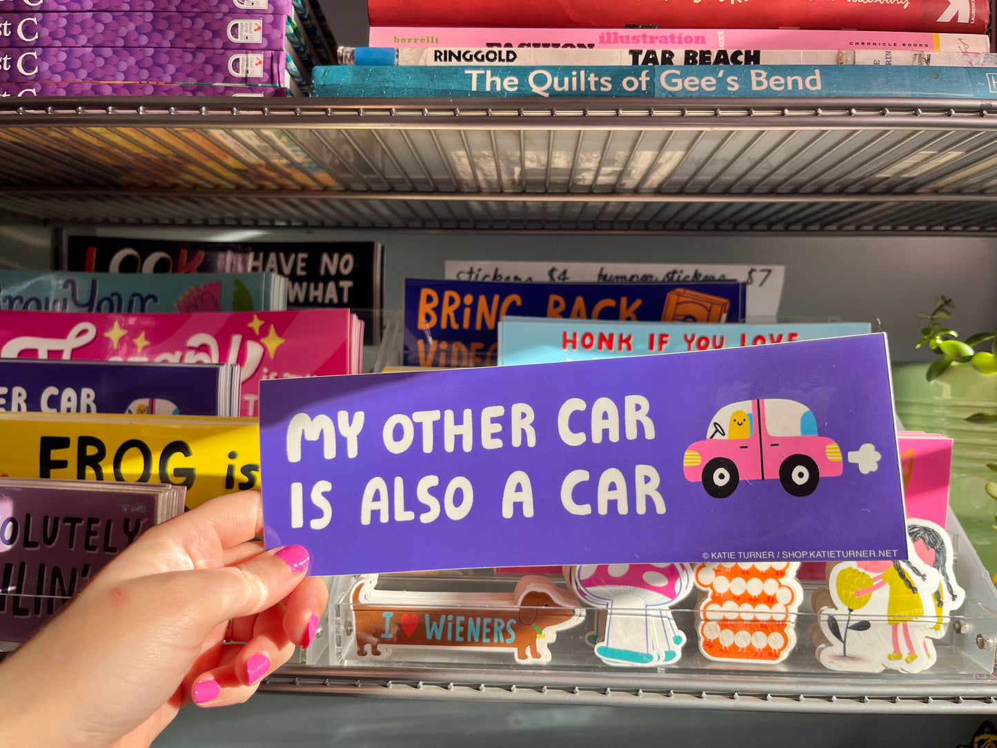 My Other Car is Also a Car Vinyl Bumper Sticker
