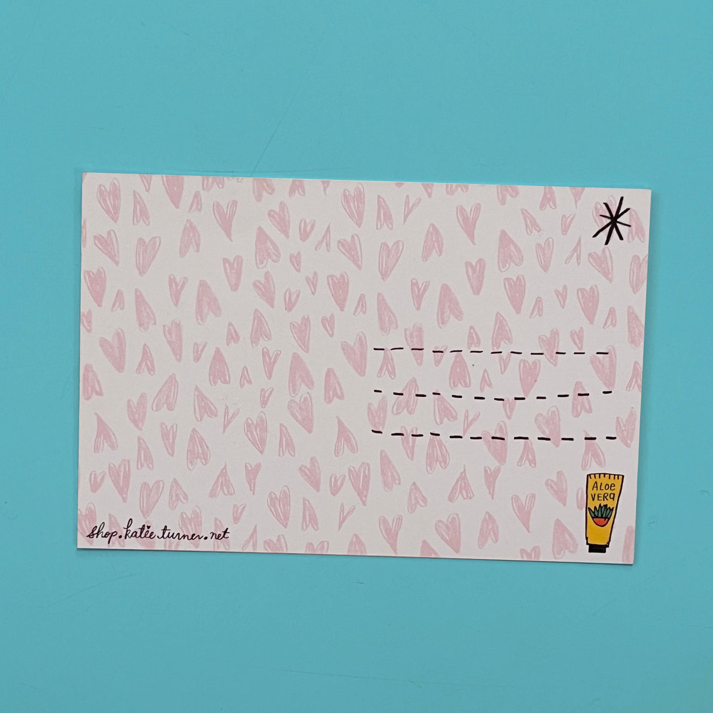 Sunburned Bikini Summer Postcard
