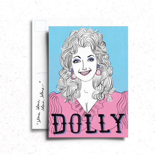 Dolly Parton Postcard/Mini Print