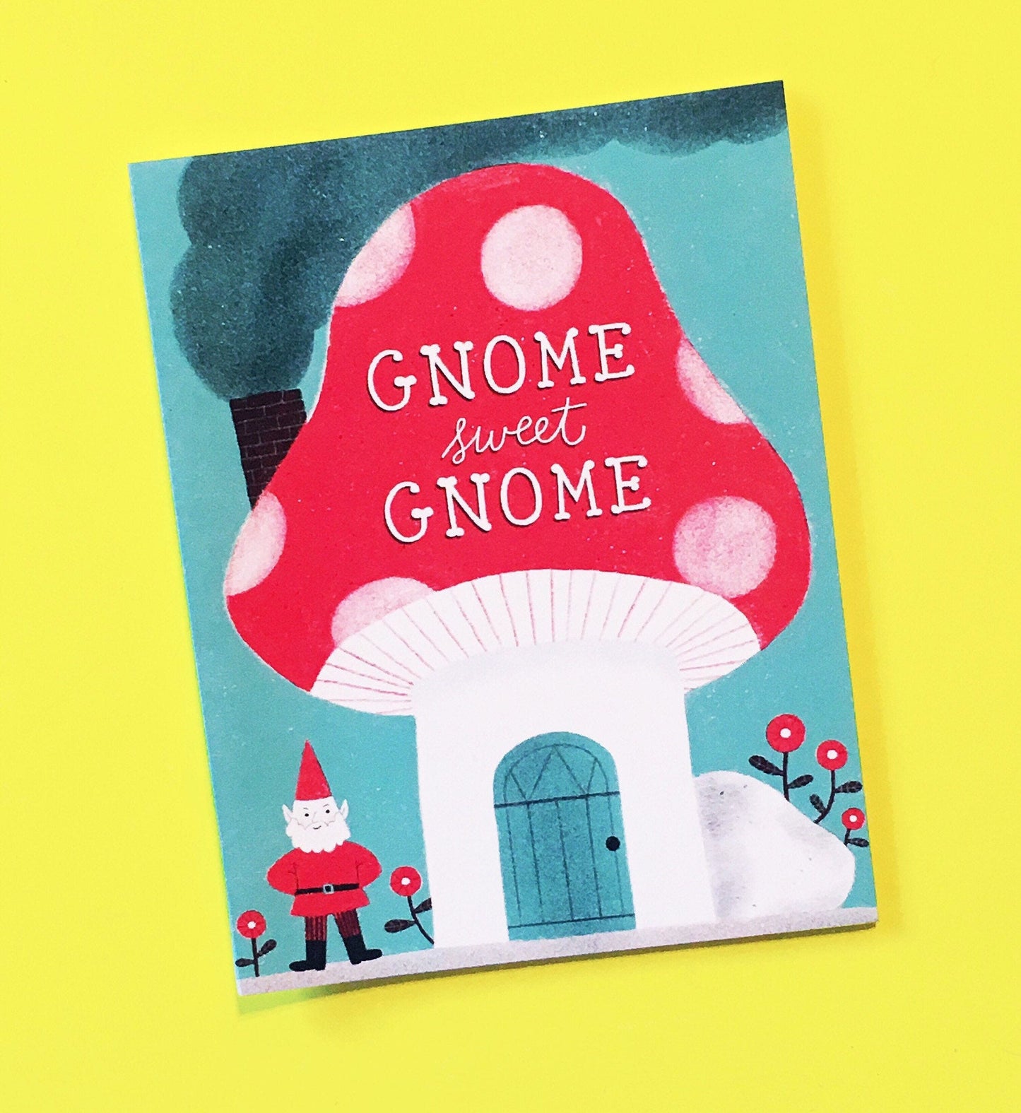 Gnome Sweet Home Housewarming Moving Greeting Card