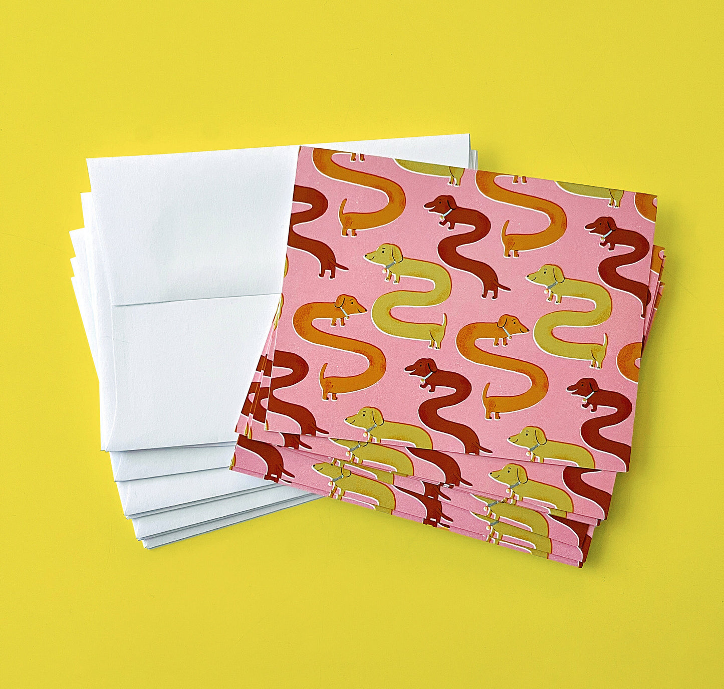 Weenie Dog Notecard Set