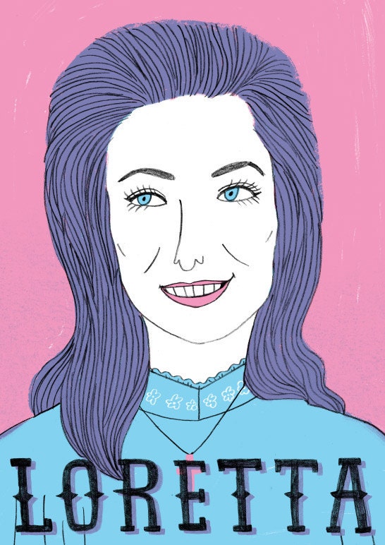 Loretta Lynn 8x10 Print