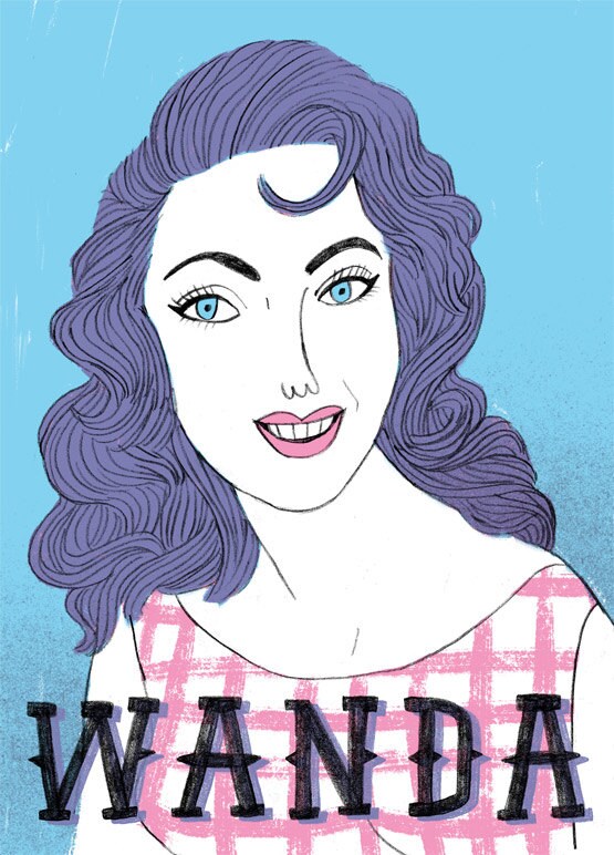 Wanda Jackson 8x10 Print