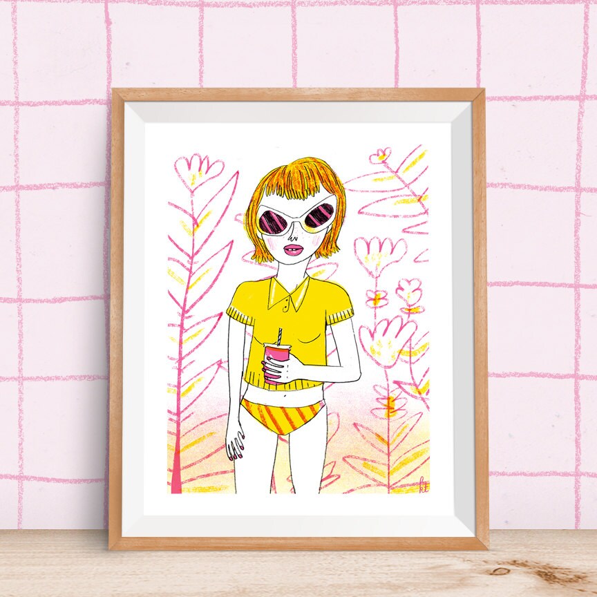 Summer Girl 8x10 Print