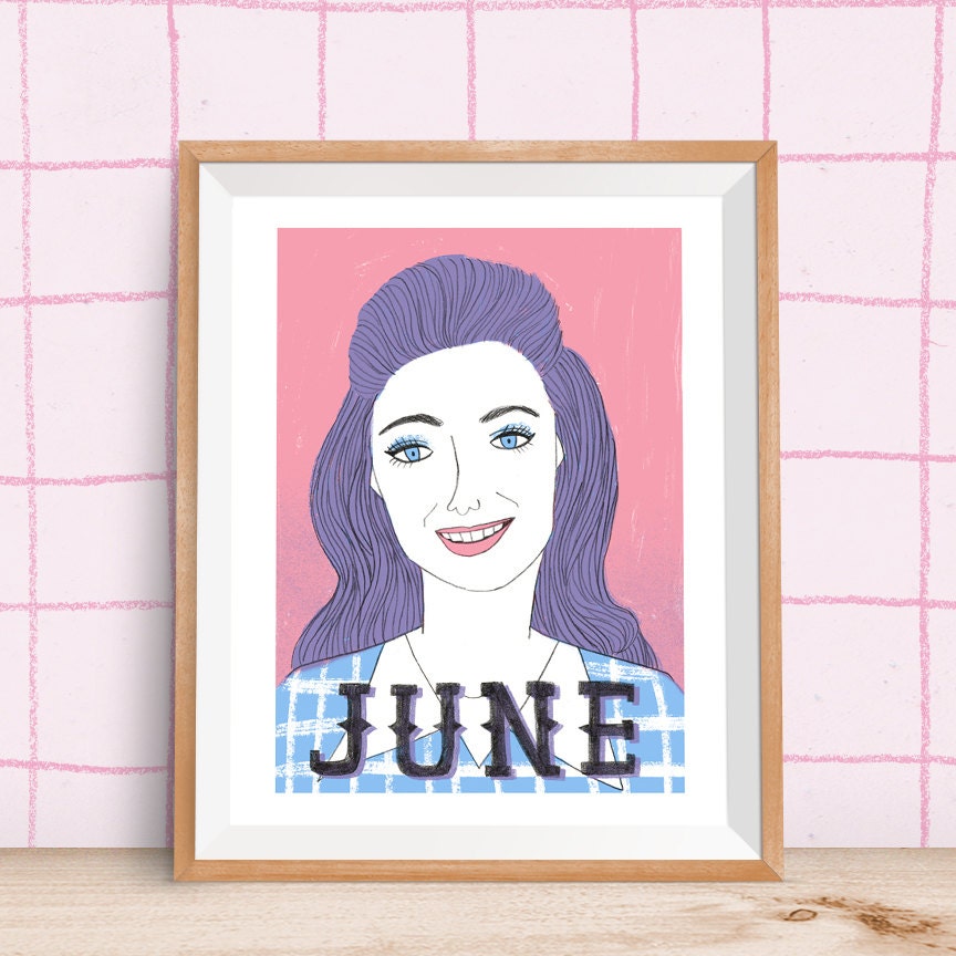 June Carter Cash 8x10 Print