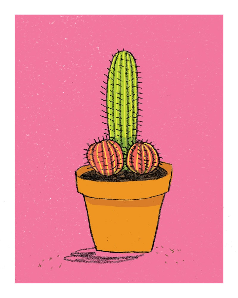 Sexy Cactus 8x10 Print