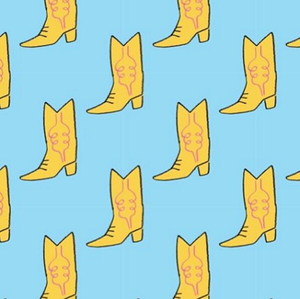Cowboy Boots Notecard Set