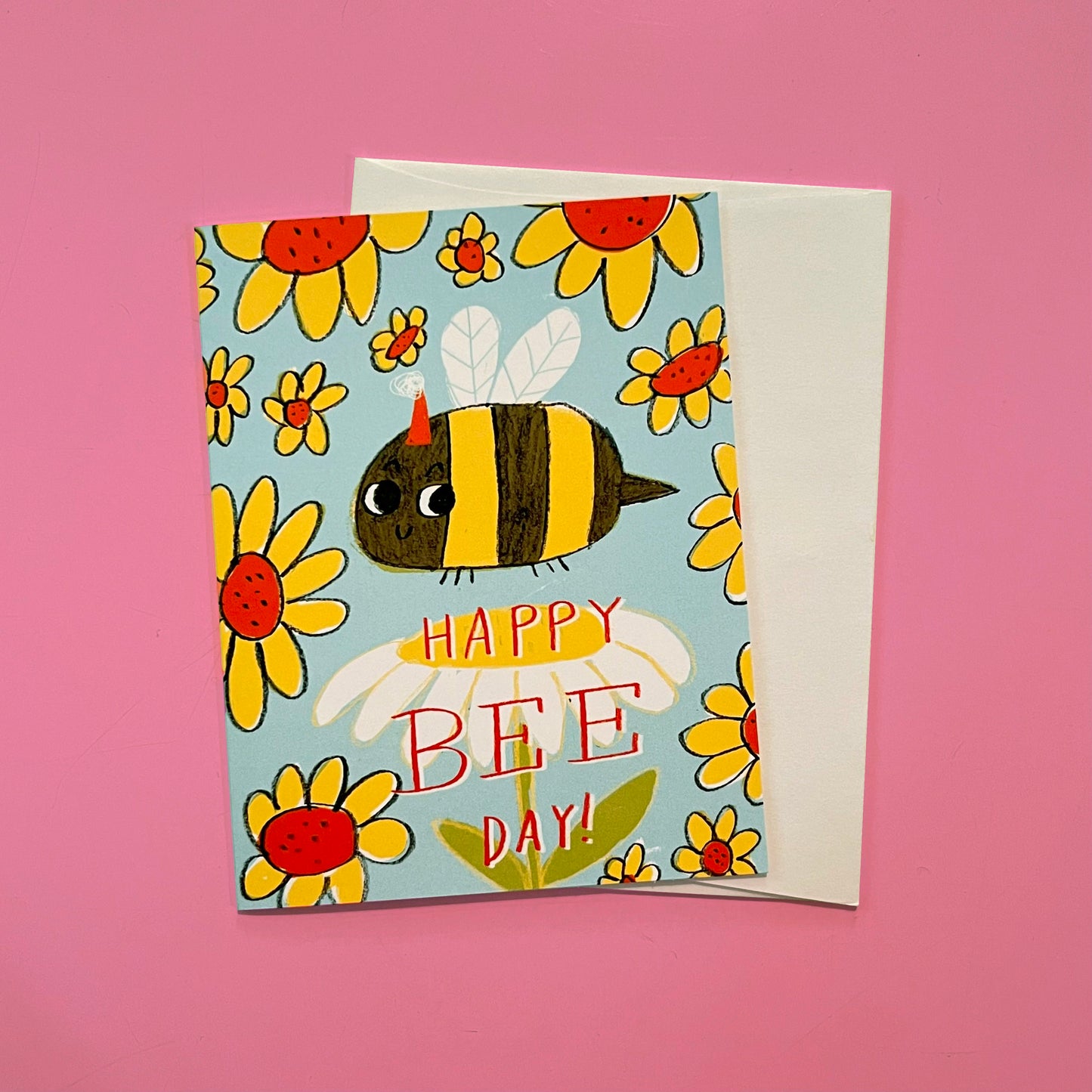 Happy Bee Day Birthday Greeting Card