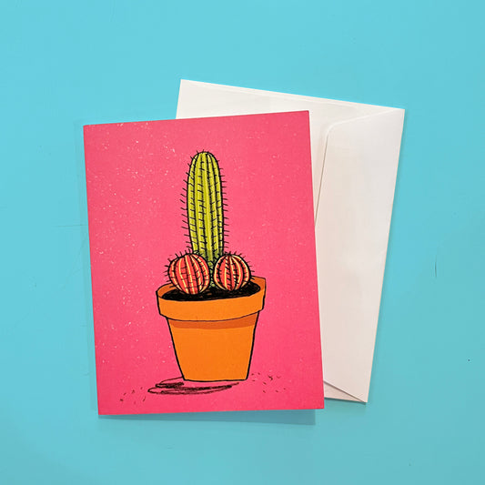 Sexy Cactus Greeting Card | Bachelorette Party Card
