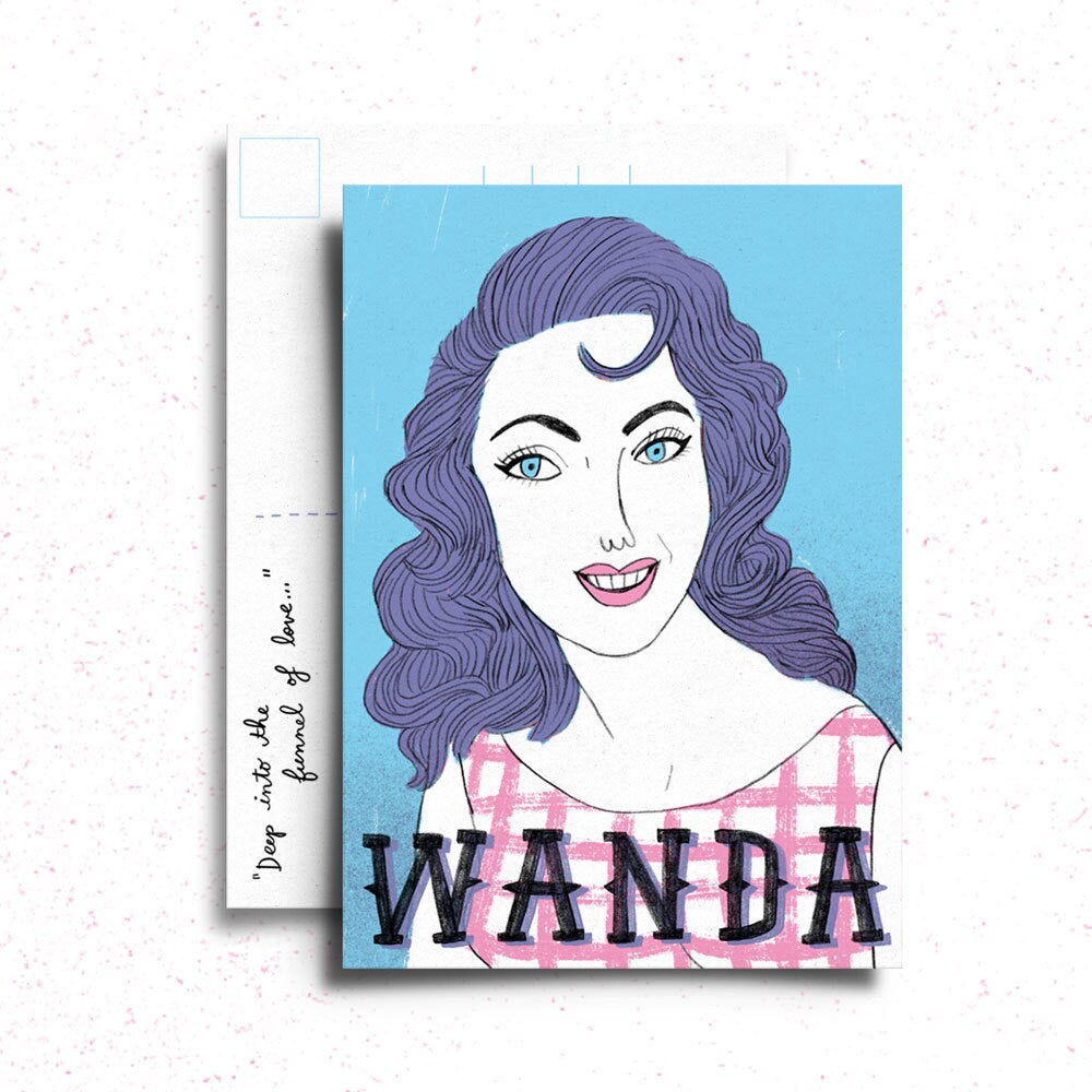 Wanda Jackson Postcard/Mini Print