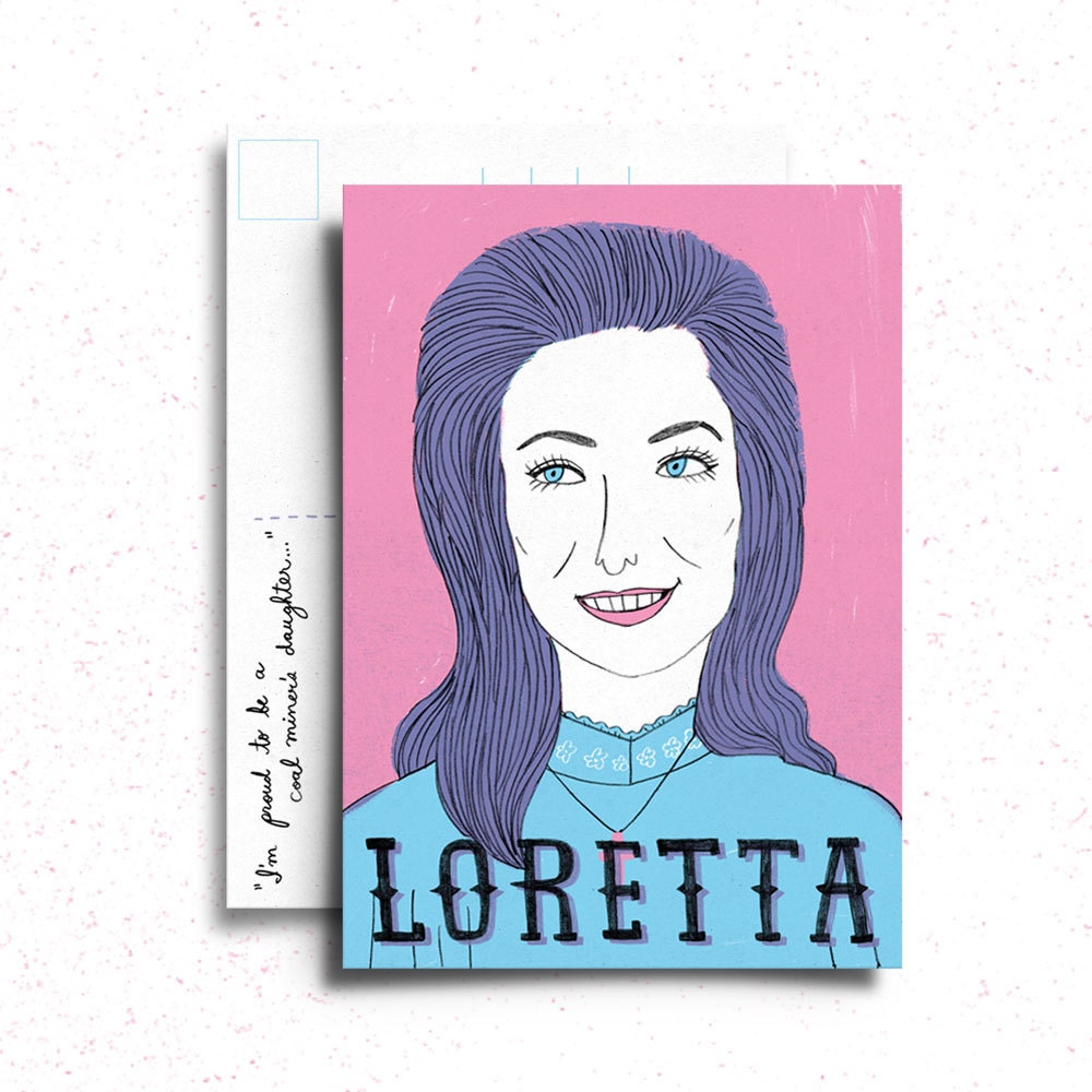 Loretta Lynn Postcard/Mini Print