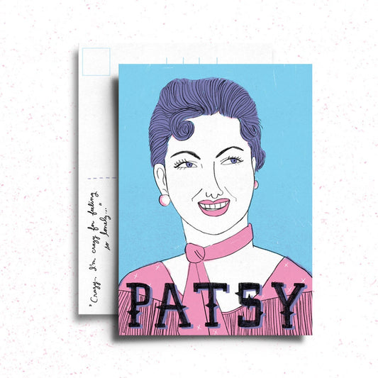 Patsy Cline Postcard/Mini Print