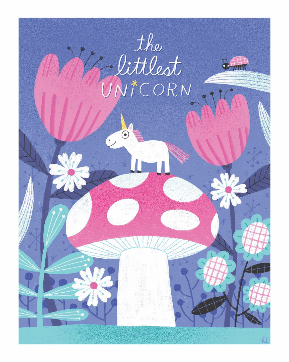 The Littlest Unicorn 8x10 Fantasy Children's Art Print