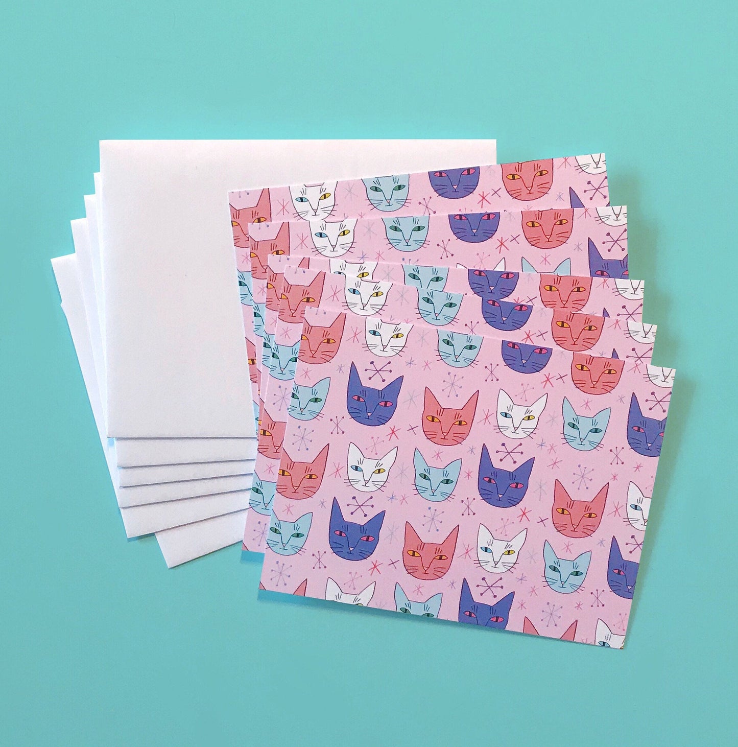 Star Kitten Notecard Set (10 Blank Notecards with Envelopes)