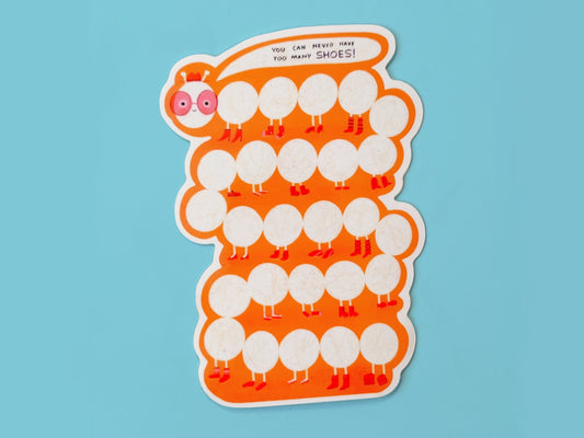 Fashion Bug Vinyl Sticker | Caterpillar Sticker | Cutie Worm Sticker
