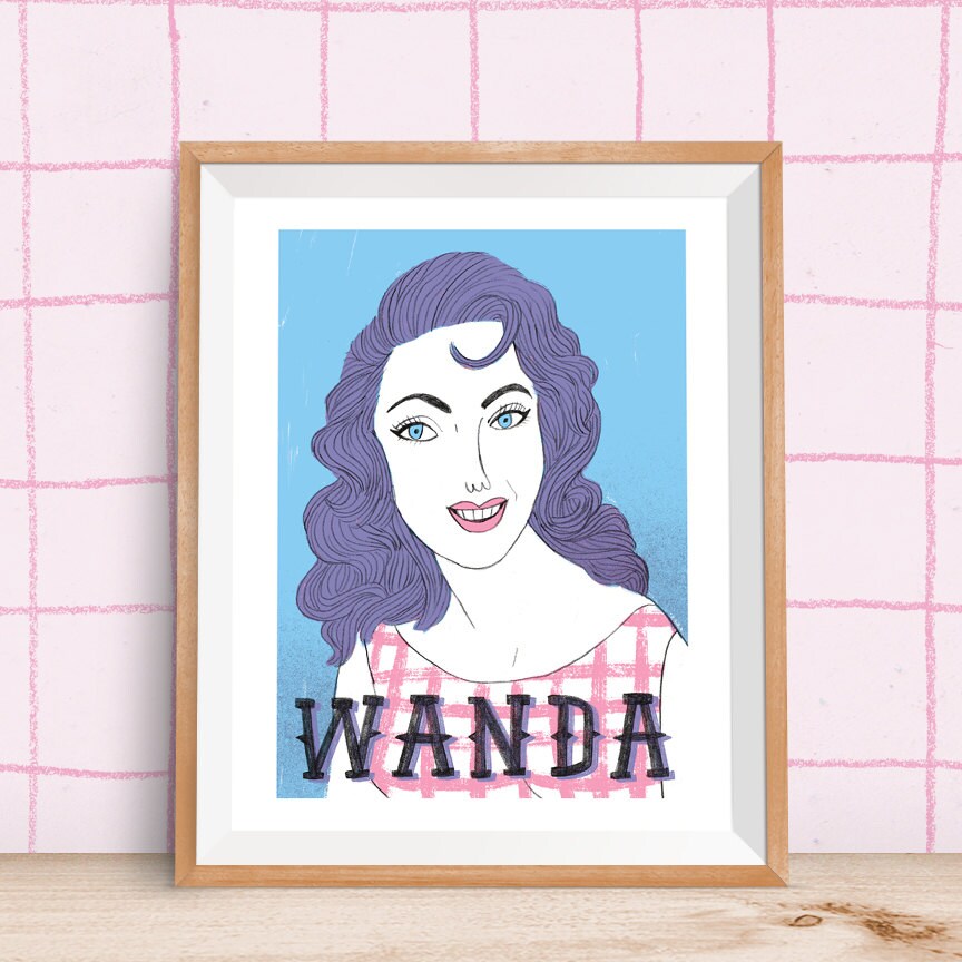 Wanda Jackson 8x10 Print