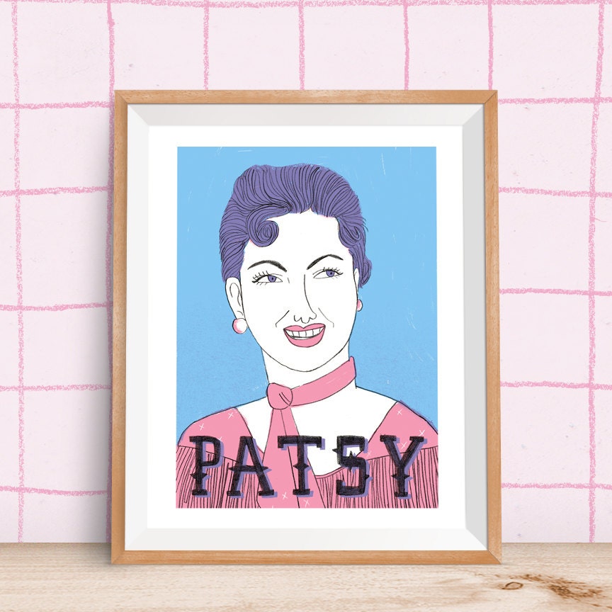Patsy Cline 8x10 Print
