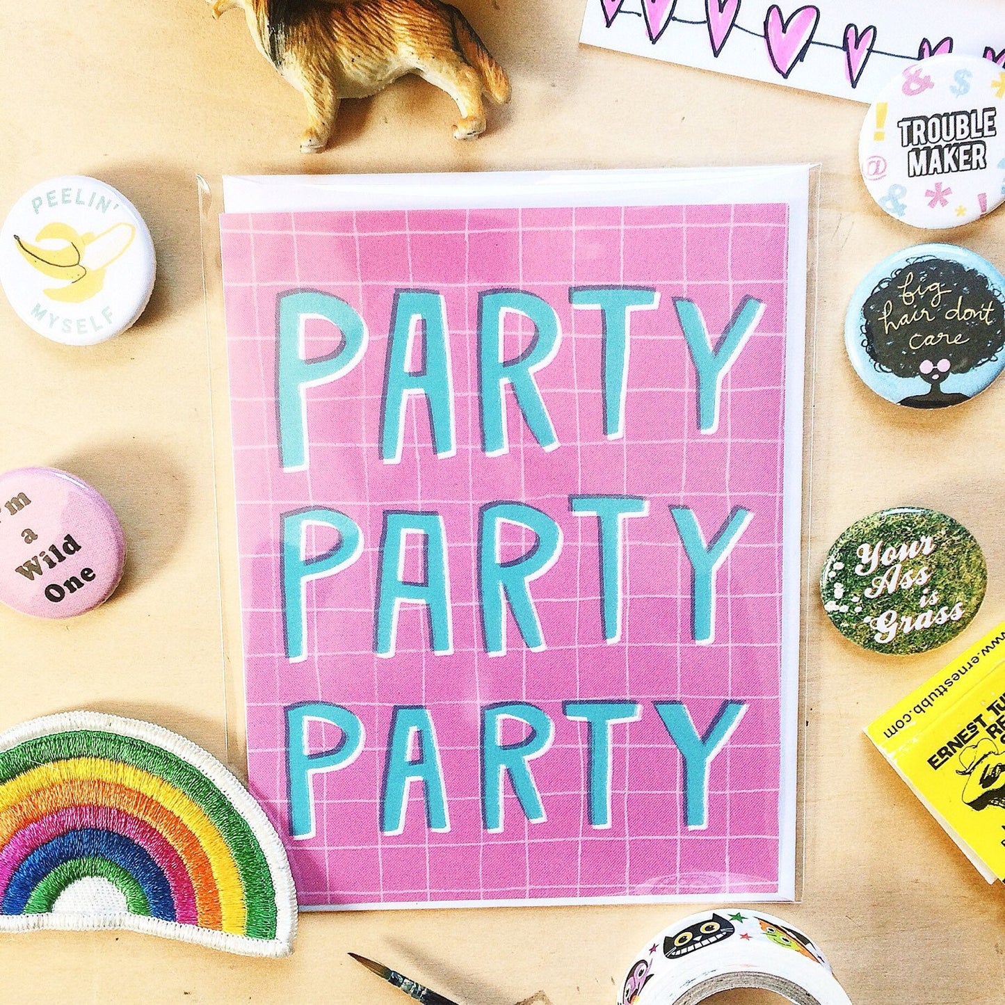 Party Party Party Birthday Greeting Card