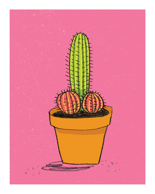 Sexy Cactus 8x10 Print