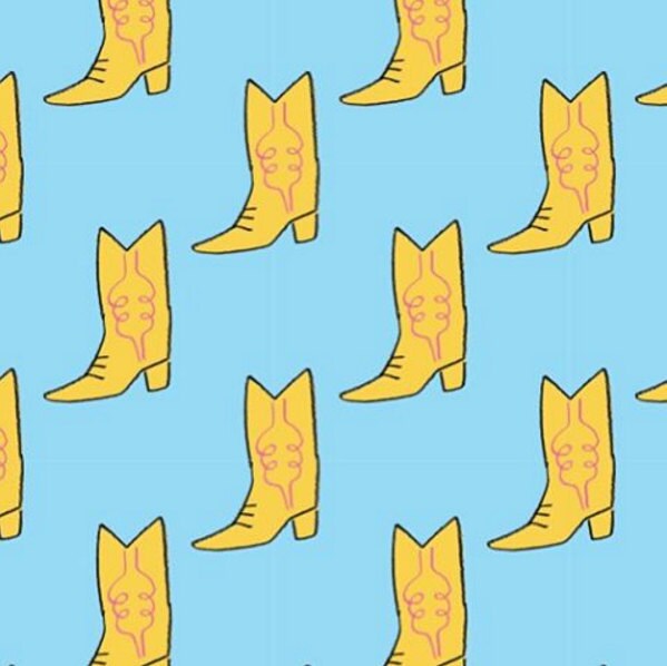 Cowboy Boots Notecard Set (10 Blank Notecards with Envelopes)